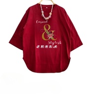 KATUN Elegant Women's Blouse And 2 Combed Cotton T-Shirt Material 24s Screen Printing Application Wo