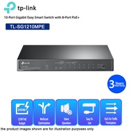 TP-Link TL-SG1210MPE 10-Port Gigabit Easy Smart Switch Support PoE Power up to 123W with 8-Port PoE+