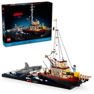 Can Install LEGO 21350 Great White Shark Jaws IDEAS Series Collection Box Set Holly House