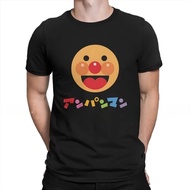 Horse New Year red clothes  Anime【Anpanman】 graphic 100%cotton O-neck T-Shirt for men