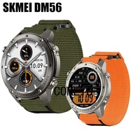 For SKMEI DM56 Smart Watch Strap Soft Nylon Canvas Belt Sports Watchband Women Men Band