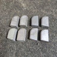 Russian alloy piece, BK8. Dimensions: 20×12×6mm; 20×12×7mm