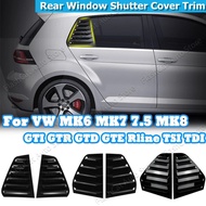 Rear Windows Side Vents Shutter Louver Cover For VW GOLF 6 GOLF 7 GOLF 7.5 GOLF 8 MK7/7.5/8/4 GOLF