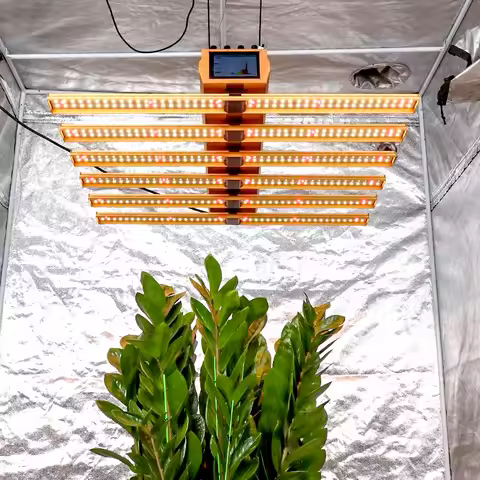 2025Newest LED Grow Light Bar LM301H EVO 500W Smart 4 Channels Dimmable timing Growing Lamp For Indo