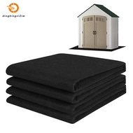 Outdoor Storage Shed Floor Mat-Non Slip, Waterproof 6 X 4 FT Carport Mat, Washable Furniture Pad wit