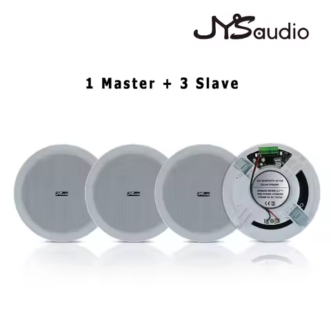 Active 6.5 Inch Bluetooth Ceiling Speaker Build Digital Class D Amplifier HiFi Stereo Loudspeaker Ho