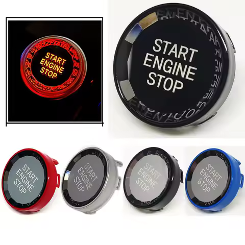 Engine START STOP Button Accessories for BMW X1 X5 E70 X6 E71 Z4 E89 1 3 5 Series E90 E91 E92 E60 Ca
