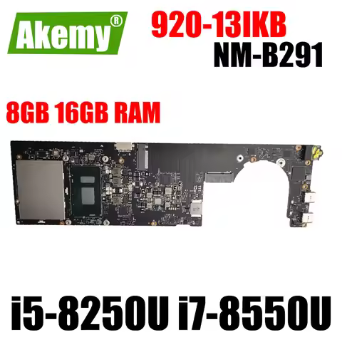 For Lenovo Yoga 920-13IKB Motherboard NM-B291 i5-8250U i7-8550U 8G 5B20Q09627 5B20V05286 5B20Q09639 