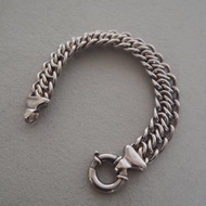 Tiffany & Co. 蒂芙尼 雙鍊手鍊 銀 925 男士 中性款 復古