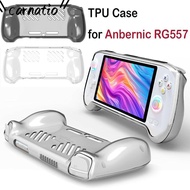 CARNATIOGV Handheld Game Console , Transparent Shockproof Protective Cover, TPU Anti-scratch Soft Ho