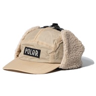日本限定 POLER NYLON FLAP CAP 刷毛蓋耳飛行帽 遮耳帽 米色