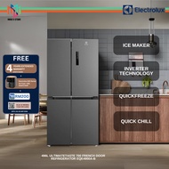 Electrolux EQE4900A-B Fridge 496L French Door Refrigerator Inverter QuickFreeze QuickChill EQE4900AB
