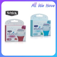 (REFILL ONLY) Schick Intuition Plus R3S Women Razor Refill Shaver Refill Pisau Pencukur Perempuan 3P