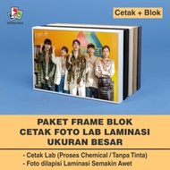 Laminated Block Photo Frame Printing Package - PHOTOSOLUTION - 16R 40x50 16RP 40x60/ 20R 50x60/ 20RP