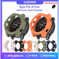 Garmin Epix Pro 47mm / Epix Pro 47mm Sarung Half Silikon - No Screen + PERCUMA Anti‑Dust Cover