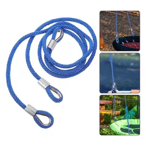 Professional Nylon Swing Rope Adjustable Swing Hanging Strap Heavy Duty Rope for Tree Swings Hammock