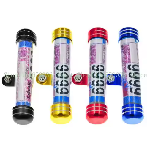 Waterproof Universal Motorcycle Disc Registration Label Stand Holder for Scooter Tube Tax Disc Regis