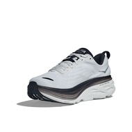 【HOKA】x Hoka Bondi 8 Wide Running Shoes  White / Black
