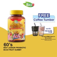 BIO+ JUNIOR PROBIOTIC BC30 FRUIT GUMMY WITH PREBIOTIC & VIT C 60'S VIDA Pharmacy