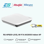 Ruijie RG-AP820-L(V3), Wi-Fi 6 AX3000 INDOOR ACCESS POINT