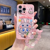 for iPhone 17 Air 16E 15 16 14 13 12 Mini 11 Pro Max 6 6S 7 8 Plus X XS Max XR Labubu Strap Phone Ca