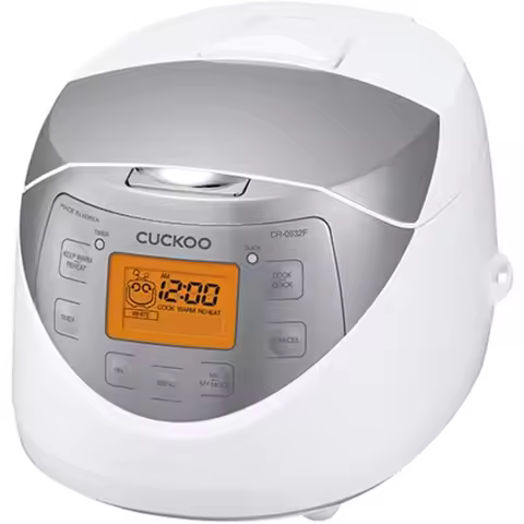 CUCKOO Rice Cooker 6 Cup Uncooked/ 12 Cup Cooked,Delay Timer&Keep Warm Setting,Versatile Food Steame