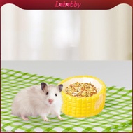 [Lohobby] Ceramic Hamster Food Bowl Hamster Accessory, Multi-function Outdoor Feeding Bowl for Dwarf