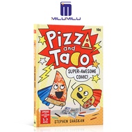 milumilu English Original Pizza and Taco: Super-Awesome Comic! Hardcover Pizza And Corn Slice Childr