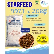 9973 (20KG) Dedak Makanan Ikan Timbul Jenama Starfeed