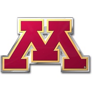 FANMATS 60541 Minnesota Golden Gophers Heavy Duty Aluminum Embossed Color Emblem, Auto Emblem Decal