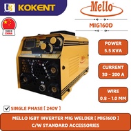 MELLO IGBT INVERTER MIG WELDER C/W STANDARD ACCESSORIES [ MIG160D ]