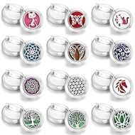 New Aromatherapy Jewelry Brooches Angel Wings Heart Cat Pineapple Brooches Essential Oil Diffuser Pe