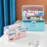 Medical medicine box, family medical medicine box, convenient 3-layer medicine box
