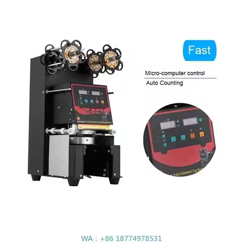 Filling and Sealing Packaging Machine Automatic Cup Sealing MachineCommercial Tea Cup Juice Cup