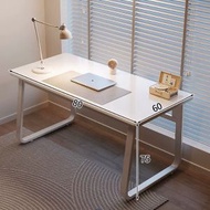 全城熱賣 - 鐵㙯傢具 電腦桌 學習桌 化裝枱 辨公抬【白色桌面+白架】80x60x75cm#H099030097