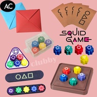 AC Squid game toy gonggi ddakji squid game batu seremban educational toys Korean permainan board gam