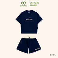 Set Bộ ECOCHIC Thể Thao Áo Ngắn Quần Đùi Phong Cách Cao Cấp Chất Liệu Cotton Thoáng Mát B145
