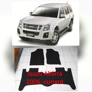 ▫ ✁ ✲ Isuzu Alterra 2006-2019 nomad rubber car mat 1st 2nd rows with piping Alterra custom nomad co