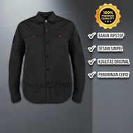 Kemeja Ripstop Pria / Kemeja Tactical Bahan Ripstop / Kemeja Lapangan / Kemeja Outdoor