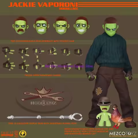 In Stock Original Mezco One:12 Collective Rumble Society Hoodlumz King of the Block Jackie Vaporoni 