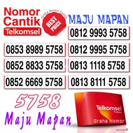 Nomor Cantik Telkomsel Simpati Maju Mapan 5758