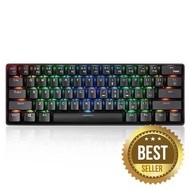 61 Keys Mechanical Keyboard USB Wired 2. (Black)