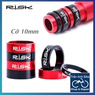 Set of 4 RISK 10mm bicycle aluminum collar rings