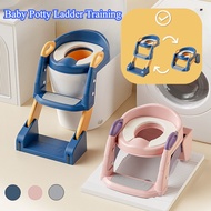 Baby Potty Ladder Training Foldable Toilet Ladder Kid Toilet Trainer Potty Training Seat with Ladder