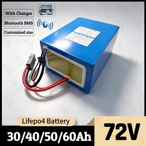 XH-Rechargeable Lifepo4 72V 20Ah 30Ah 40Ah 50Ah 60Ah Lithium Battery for 1KW 2KW 3KW Two Wheeler Ele