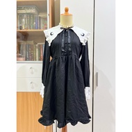 Deary Black Emo Dress Goth Subcul Jirai Kei Japanese Kawaii