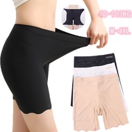 Yingbao 1 pcs M-4XL Ready Stock Ice silk Women's Underwear Big Size Panties Seamless Cotton Crotch M