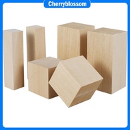 6Pcs Basswood Carving Block Natural Smooth Wood Carving Block Portable Unfinished Wood Block Wood Cr