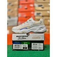 SEPATU PUTIH / SEPATU WANITA SKECHERS D LITES 4.0 ORIGINAL STORE BNIB