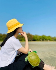 廣富號聯名帽款時尚遮陽防曬帽。鮮采漁夫帽。限量設計款